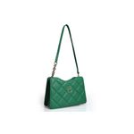 Fashion, accesorii si bijuterii - Femei - Accesorii femei - Genti si rucsacuri femei - Geantă de umăr Lucky Bees, piele, 9 x 30 x 18 cm, verde, 671LKB1612 - Infinity.ro