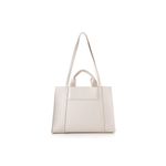 Fashion, accesorii si bijuterii - Femei - Accesorii femei - Genti si rucsacuri femei - Tote bag Lucky Bees, piele, 11 x 37 x 27 cm, crem, 946VNC1194 - Infinity.ro