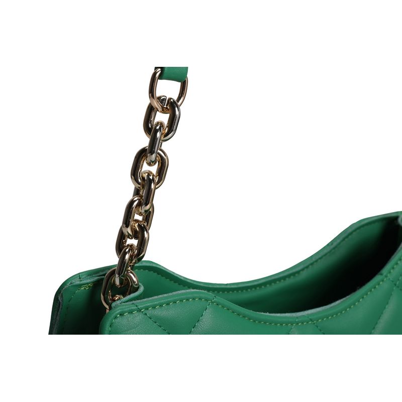 Fashion, accesorii si bijuterii - Femei - Accesorii femei - Genti si rucsacuri femei - Geantă de umăr Lucky Bees, piele, 9 x 30 x 18 cm, verde, 671LKB1612 - Infinity.ro