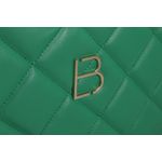 Fashion, accesorii si bijuterii - Femei - Accesorii femei - Genti si rucsacuri femei - Geantă de umăr Lucky Bees, piele, 9 x 30 x 18 cm, verde, 671LKB1612 - Infinity.ro