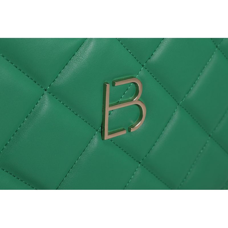 Fashion, accesorii si bijuterii - Femei - Accesorii femei - Genti si rucsacuri femei - Geantă de umăr Lucky Bees, piele, 9 x 30 x 18 cm, verde, 671LKB1612 - Infinity.ro