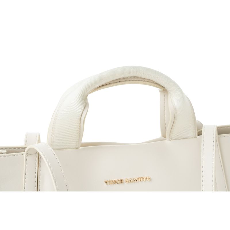 Fashion, accesorii si bijuterii - Femei - Accesorii femei - Genti si rucsacuri femei - Tote bag Lucky Bees, piele, 11 x 37 x 27 cm, crem, 946VNC1194 - Infinity.ro