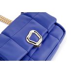 Fashion, accesorii si bijuterii - Femei - Accesorii femei - Genti si rucsacuri femei - Geantă de umăr Lucky Bees, piele, 8 x 20 x 17 cm, sax albastru, 946VNC1136 - Infinity.ro