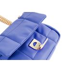 Fashion, accesorii si bijuterii - Femei - Accesorii femei - Genti si rucsacuri femei - Geantă de umăr Lucky Bees, piele, 8 x 20 x 17 cm, sax albastru, 946VNC1136 - Infinity.ro