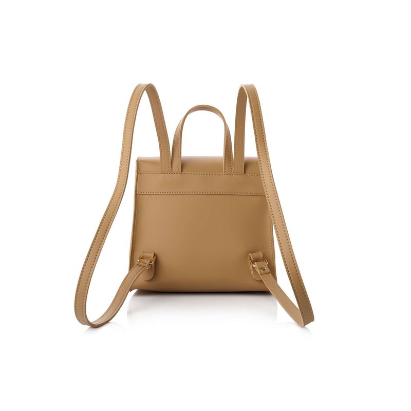Fashion, accesorii si bijuterii - Femei - Accesorii femei - Genti si rucsacuri femei - Rucsac Lucky Bees, piele, 11 x 21 x 21 cm, camel, 671LKB2191 - Infinity.ro
