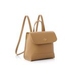 Fashion, accesorii si bijuterii - Femei - Accesorii femei - Genti si rucsacuri femei - Rucsac Lucky Bees, piele, 11 x 21 x 21 cm, camel, 671LKB2191 - Infinity.ro
