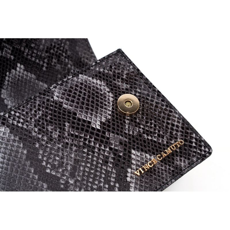 Fashion, accesorii si bijuterii - Femei - Accesorii femei - Genti si rucsacuri femei - Geantă Lucky Bees, piele, 6 x 21 x 14 cm, gri și negru, 946VNC1245 - Infinity.ro