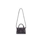 Fashion, accesorii si bijuterii - Femei - Accesorii femei - Genti si rucsacuri femei - Geantă Lucky Bees, piele, 6 x 21 x 14 cm, gri și negru, 946VNC1245 - Infinity.ro