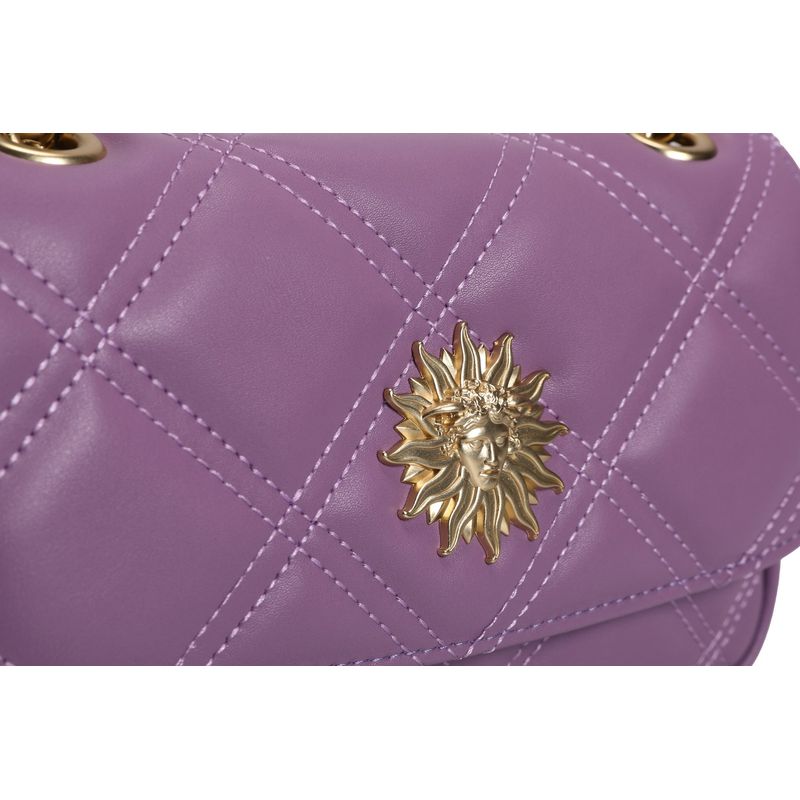Fashion, accesorii si bijuterii - Femei - Accesorii femei - Genti si rucsacuri femei - Geantă de umăr Lucky Bees, piele, 7 x 24 x 17 cm, lila, 671LKB1669 - Infinity.ro