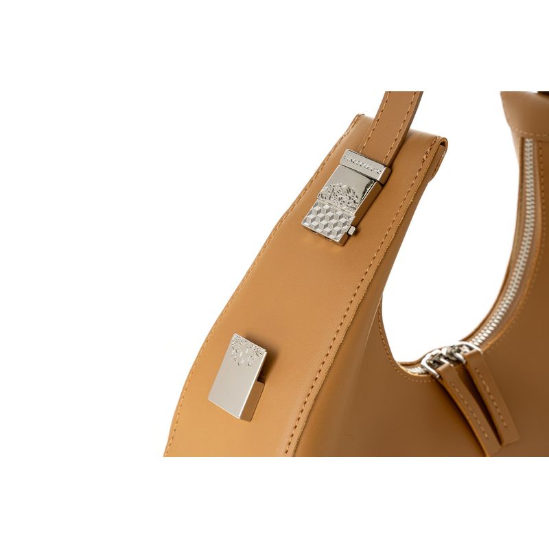 Fashion, accesorii si bijuterii - Femei - Accesorii femei - Genti si rucsacuri femei - Geantă de umăr Lucky Bees, piele, 8 x 32 x 26 cm, muștar, 946VNC1102 - Infinity.ro