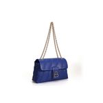 Fashion, accesorii si bijuterii - Femei - Accesorii femei - Genti si rucsacuri femei - Geantă de umăr Lucky Bees, piele, 10 x 31 x 19 cm, sax albastru, 671LKB1502 - Infinity.ro