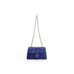 Fashion, accesorii si bijuterii - Femei - Accesorii femei - Genti si rucsacuri femei - Geantă de umăr Lucky Bees, piele, 10 x 31 x 19 cm, sax albastru, 671LKB1502 - Infinity.ro
