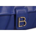 Fashion, accesorii si bijuterii - Femei - Accesorii femei - Genti si rucsacuri femei - Geantă de umăr Lucky Bees, piele, 10 x 31 x 19 cm, sax albastru, 671LKB1502 - Infinity.ro