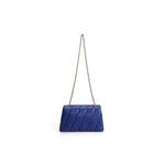 Fashion, accesorii si bijuterii - Femei - Accesorii femei - Genti si rucsacuri femei - Geantă de umăr Lucky Bees, piele, 10 x 31 x 19 cm, sax albastru, 671LKB1502 - Infinity.ro