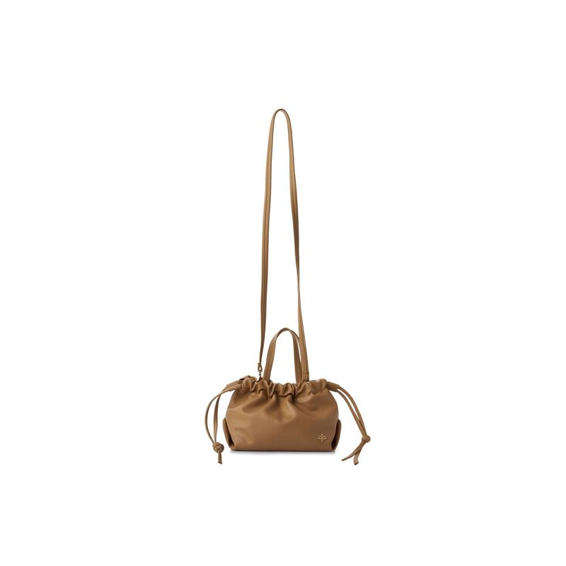 Fashion, accesorii si bijuterii - Femei - Accesorii femei - Genti si rucsacuri femei - Geantă Lucky Bees, piele, 12 x 20 cm, camel, 671LKB2187 - Infinity.ro