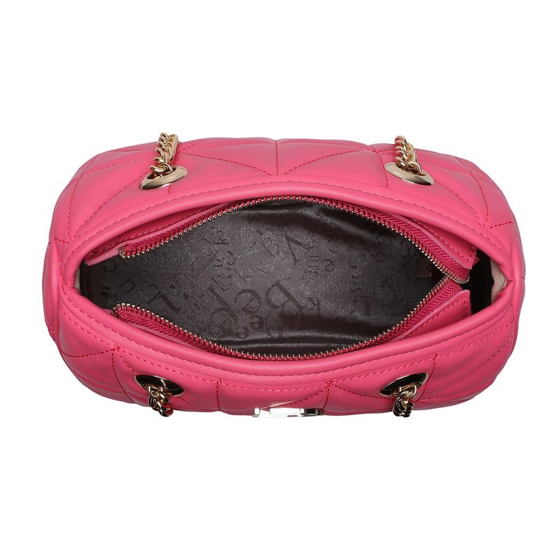 Fashion, accesorii si bijuterii - Femei - Accesorii femei - Genti si rucsacuri femei - Geantă de umăr Lucky Bees, piele, 11 x 25 x 21 cm, roz, 671LKB1603 - Infinity.ro