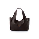 Fashion, accesorii si bijuterii - Femei - Accesorii femei - Genti si rucsacuri femei - Geantă de umăr Lucky Bees, piele, 12 x 32 x 21 cm, maro, 671LKB2161 - Infinity.ro