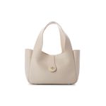 Fashion, accesorii si bijuterii - Femei - Accesorii femei - Genti si rucsacuri femei - Geantă de umăr Lucky Bees, piele, 12 x 32 x 21 cm, crem, 671LKB2162 - Infinity.ro