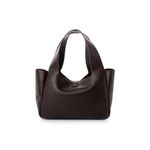 Fashion, accesorii si bijuterii - Femei - Accesorii femei - Genti si rucsacuri femei - Geantă de umăr Lucky Bees, piele, 12 x 32 x 21 cm, maro, 671LKB2161 - Infinity.ro