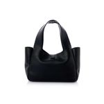 Fashion, accesorii si bijuterii - Femei - Accesorii femei - Genti si rucsacuri femei - Geantă de umăr Lucky Bees, piele, 12 x 32 x 21 cm, negru, 671LKB2163 - Infinity.ro