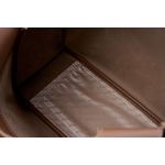 Fashion, accesorii si bijuterii - Femei - Accesorii femei - Genti si rucsacuri femei - Geantă de umăr Lucky Bees, piele, 12 x 32 x 21 cm, bej-cenușiu, 671LKB2164 - Infinity.ro
