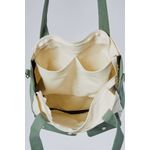 Fashion, accesorii si bijuterii - Femei - Accesorii femei - Genti si rucsacuri femei - Tote bag Lucky Bees, 32 x 35 x 8 cm, verde, 421BRG2243 - Infinity.ro