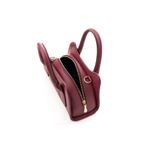 Fashion, accesorii si bijuterii - Femei - Accesorii femei - Genti si rucsacuri femei - Geantă Lucky Bees, piele, 11 x 25 x 13 cm, vișiniu roșu, 946VNC1271 - Infinity.ro
