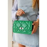 Fashion, accesorii si bijuterii - Femei - Accesorii femei - Genti si rucsacuri femei - Geantă de umăr Lucky Bees, piele, 15 x 22 cm, verde, 246MDM1590 - Infinity.ro