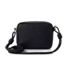 Fashion, accesorii si bijuterii - Femei - Accesorii femei - Genti si rucsacuri femei - Geantă crossbody Lucky Bees, piele, 7 x 21 x 16 cm, negru, 671LKB1786 - Infinity.ro