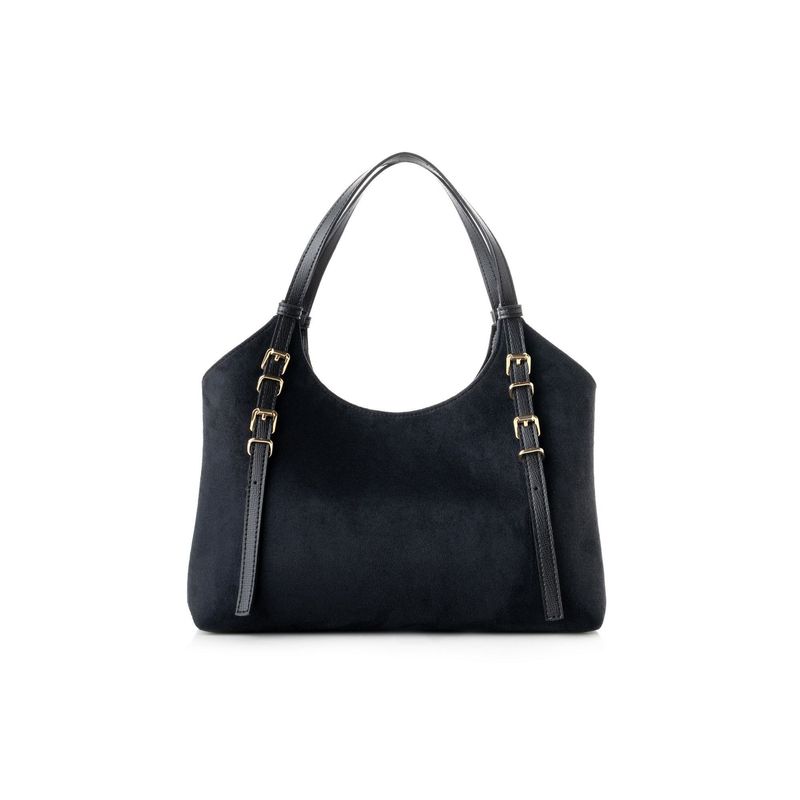Fashion, accesorii si bijuterii - Femei - Accesorii femei - Genti si rucsacuri femei - Tote bag Lucky Bees, piele, 15 x 38 x 24 cm, negru, 946VNC1307 - Infinity.ro