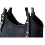 Fashion, accesorii si bijuterii - Femei - Accesorii femei - Genti si rucsacuri femei - Tote bag Lucky Bees, piele, 15 x 38 x 24 cm, negru, 946VNC1307 - Infinity.ro