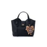 Fashion, accesorii si bijuterii - Femei - Accesorii femei - Genti si rucsacuri femei - Geantă de umăr Lucky Bees, piele, 11 x 25 x 21 cm, negru, 671LKB2158 - Infinity.ro