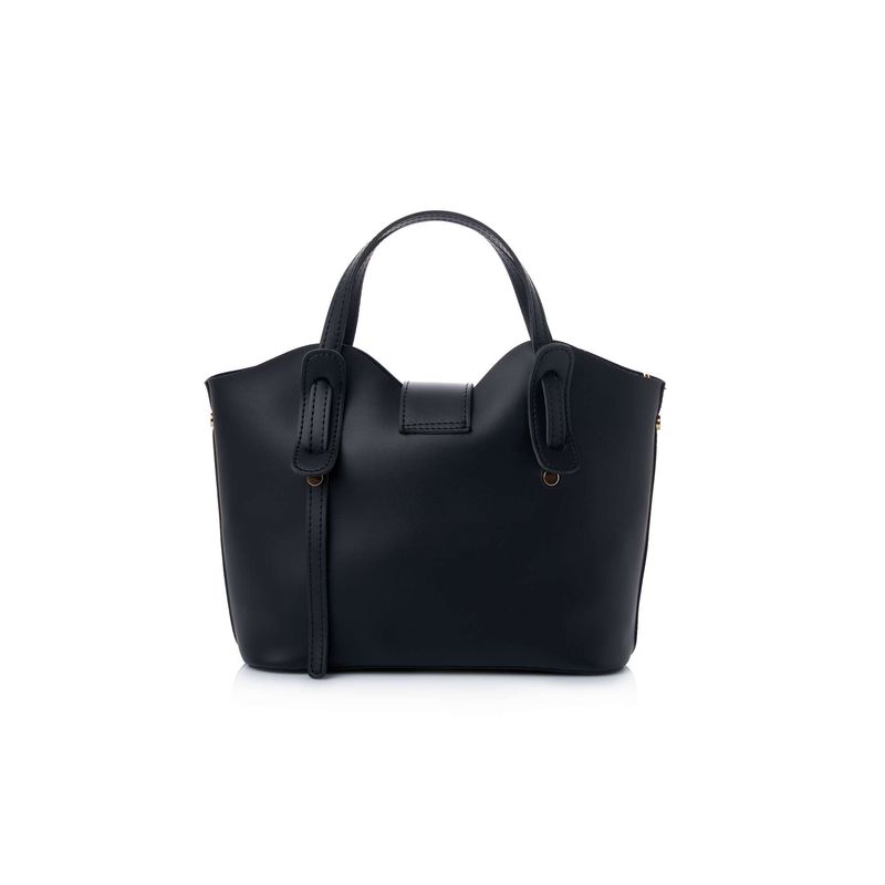 Fashion, accesorii si bijuterii - Femei - Accesorii femei - Genti si rucsacuri femei - Geantă de umăr Lucky Bees, piele, 11 x 25 x 21 cm, negru, 671LKB2158 - Infinity.ro