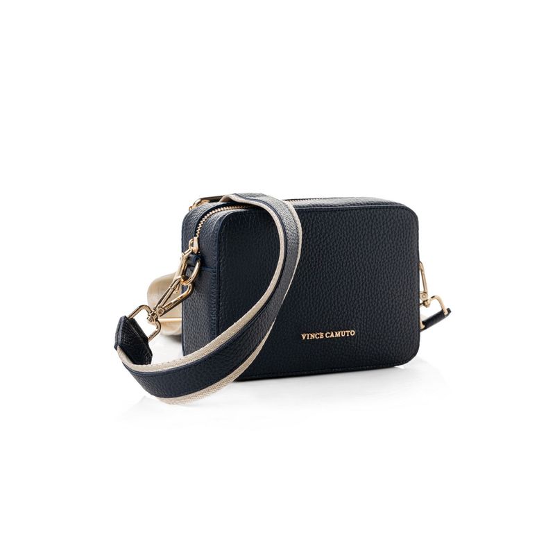 Fashion, accesorii si bijuterii - Femei - Accesorii femei - Genti si rucsacuri femei - Geantă crossbody Lucky Bees, piele, 6 x 19 x 13 cm, bleumarin, 946VNC1292 - Infinity.ro