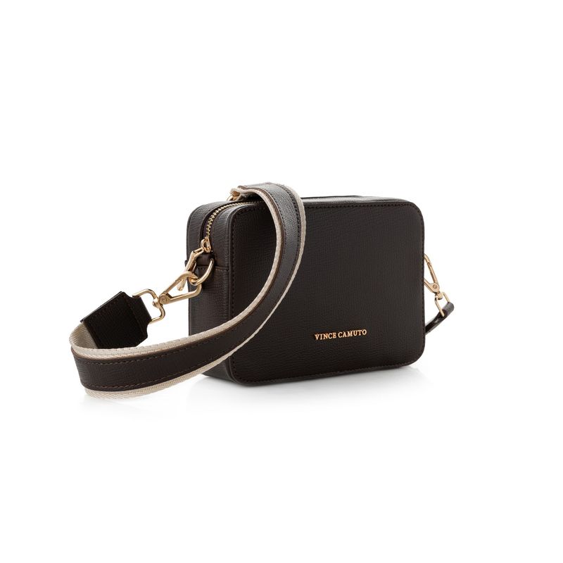 Fashion, accesorii si bijuterii - Femei - Accesorii femei - Genti si rucsacuri femei - Geantă crossbody Lucky Bees, piele, 6 x 19 x 13 cm, închis maro, 946VNC1291 - Infinity.ro