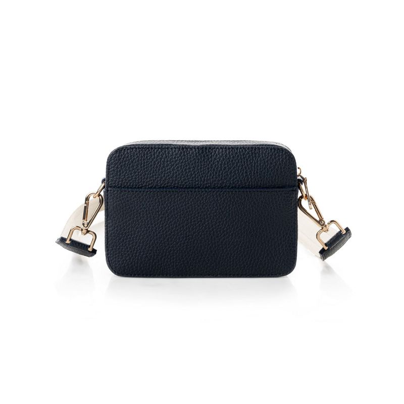 Fashion, accesorii si bijuterii - Femei - Accesorii femei - Genti si rucsacuri femei - Geantă crossbody Lucky Bees, piele, 6 x 19 x 13 cm, bleumarin, 946VNC1292 - Infinity.ro