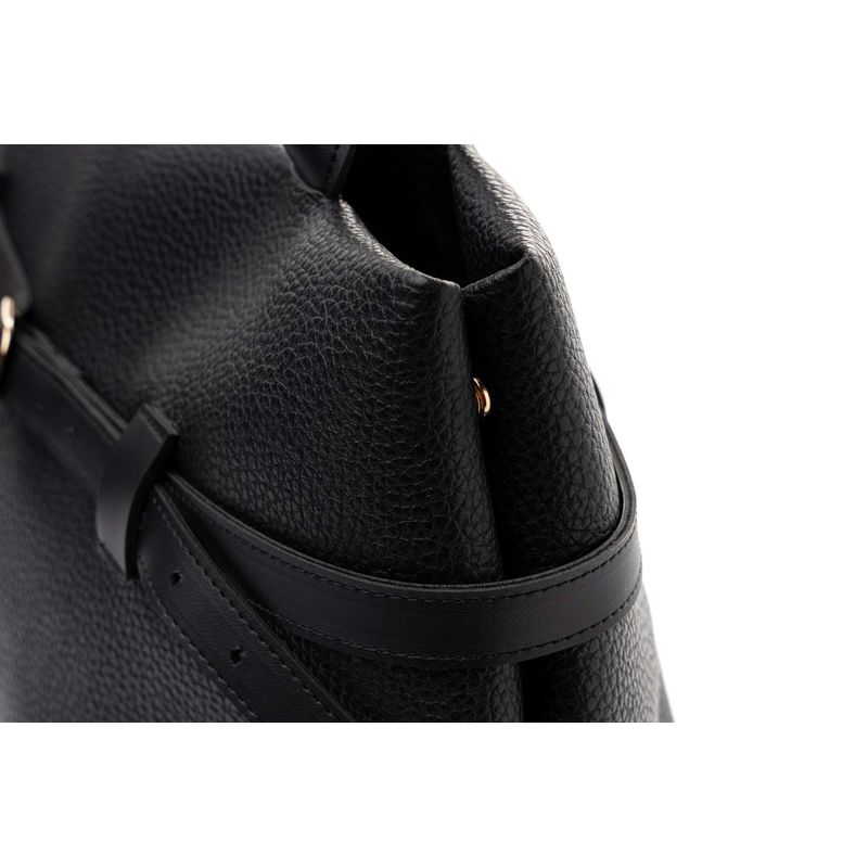 Fashion, accesorii si bijuterii - Femei - Accesorii femei - Genti si rucsacuri femei - Geantă de umăr Lucky Bees, piele, 16 x 40 x 27 cm, negru, 671LKB2122 - Infinity.ro