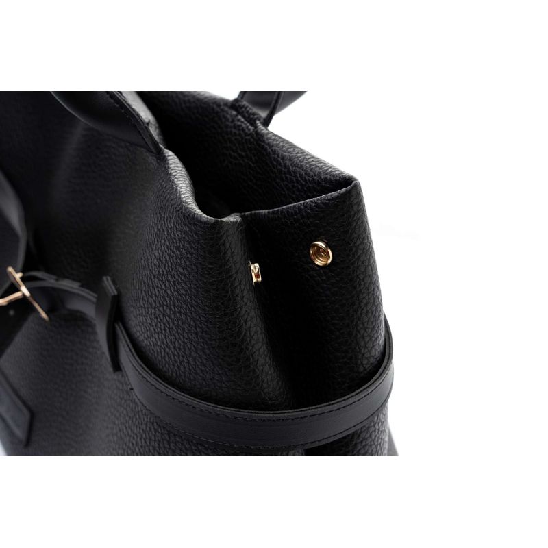 Fashion, accesorii si bijuterii - Femei - Accesorii femei - Genti si rucsacuri femei - Geantă de umăr Lucky Bees, piele, 16 x 40 x 27 cm, negru, 671LKB2122 - Infinity.ro
