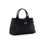 Fashion, accesorii si bijuterii - Femei - Accesorii femei - Genti si rucsacuri femei - Geantă de umăr Lucky Bees, piele, 16 x 40 x 27 cm, negru, 671LKB2122 - Infinity.ro