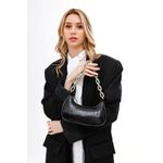 Fashion, accesorii si bijuterii - Femei - Accesorii femei - Genti si rucsacuri femei - Geantă de umăr Lucky Bees, 100% poliester și piele, 8 x 23 x 11 cm, negru, 246MDM1169 - Infinity.ro