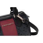 Fashion, accesorii si bijuterii - Femei - Accesorii femei - Genti si rucsacuri femei - Geantă Lucky Bees, piele, 13 x 21 x 13 cm, negru și bordo, 946VNC1280 - Infinity.ro