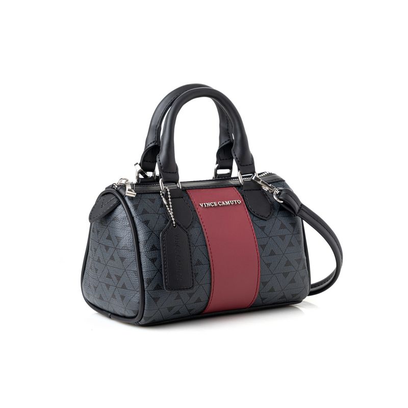 Fashion, accesorii si bijuterii - Femei - Accesorii femei - Genti si rucsacuri femei - Geantă Lucky Bees, piele, 13 x 21 x 13 cm, negru și bordo, 946VNC1280 - Infinity.ro