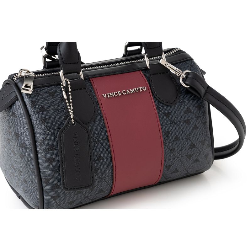 Fashion, accesorii si bijuterii - Femei - Accesorii femei - Genti si rucsacuri femei - Geantă Lucky Bees, piele, 13 x 21 x 13 cm, negru și bordo, 946VNC1280 - Infinity.ro