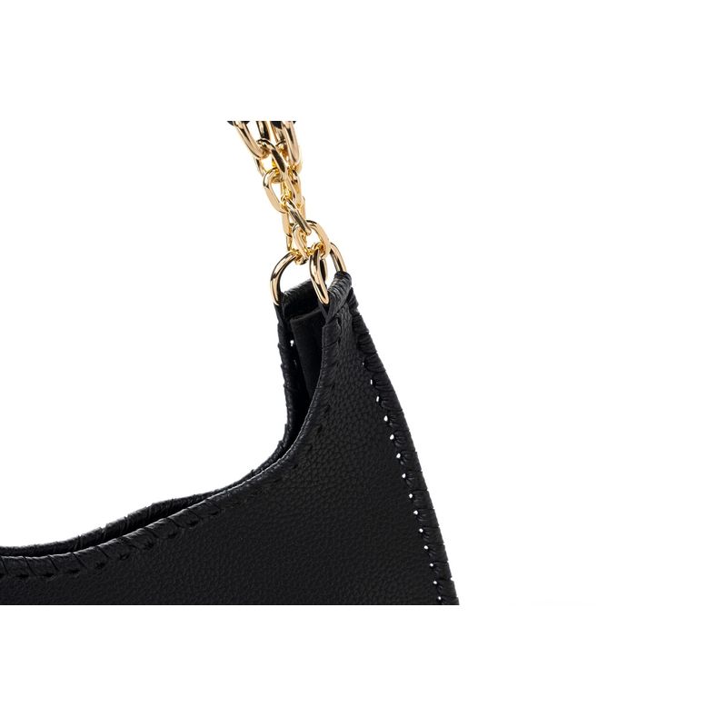 Fashion, accesorii si bijuterii - Femei - Accesorii femei - Genti si rucsacuri femei - Geantă de umăr Lucky Bees, piele, 13 x 34 x 17 cm, negru, 946VNC1226 - Infinity.ro