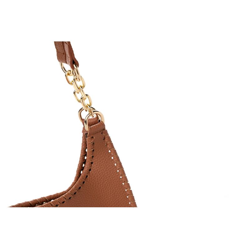 Fashion, accesorii si bijuterii - Femei - Accesorii femei - Genti si rucsacuri femei - Geantă de umăr Lucky Bees, piele, 13 x 34 x 17 cm, tan, 946VNC1222 - Infinity.ro