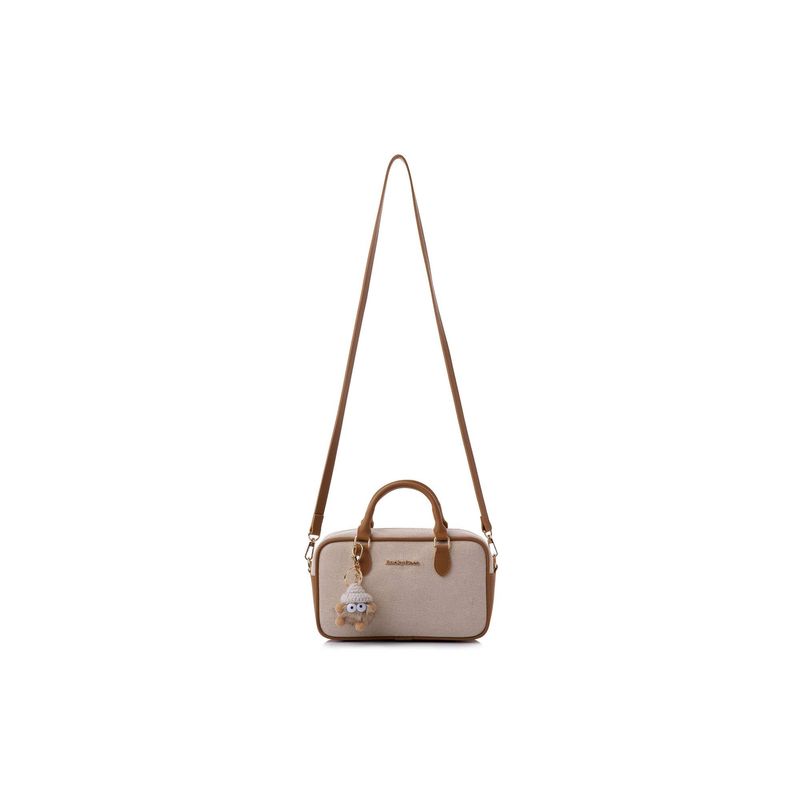 Fashion, accesorii si bijuterii - Femei - Accesorii femei - Genti si rucsacuri femei - Geantă de umăr Lucky Bees, piele, 8 x 25 x 15 cm, tan, 671LKB2214 - Infinity.ro
