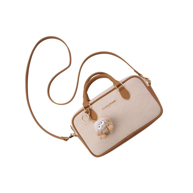 Fashion, accesorii si bijuterii - Femei - Accesorii femei - Genti si rucsacuri femei - Geantă de umăr Lucky Bees, piele, 8 x 25 x 15 cm, tan, 671LKB2214 - Infinity.ro