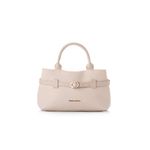 Fashion, accesorii si bijuterii - Femei - Accesorii femei - Genti si rucsacuri femei - Tote bag Lucky Bees, piele, 18.5 x 29 x 14 cm, crem, 946VNC1318 - Infinity.ro