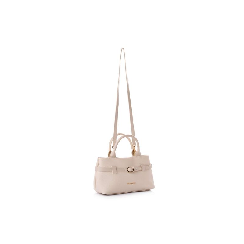 Fashion, accesorii si bijuterii - Femei - Accesorii femei - Genti si rucsacuri femei - Tote bag Lucky Bees, piele, 18.5 x 29 x 14 cm, crem, 946VNC1318 - Infinity.ro