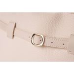 Fashion, accesorii si bijuterii - Femei - Accesorii femei - Genti si rucsacuri femei - Tote bag Lucky Bees, piele, 18.5 x 29 x 14 cm, crem, 946VNC1318 - Infinity.ro